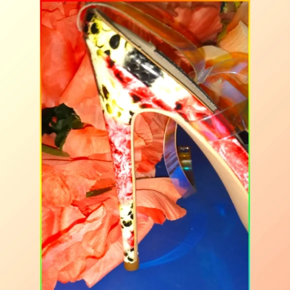 Strappy Iridescent Heels - Picture 6 of 7